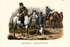 Chevaux de ferme allemands, 1824