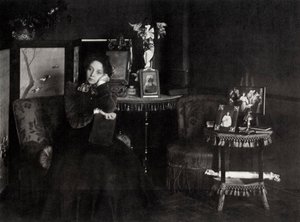 Vera Fyodorovna Komissarzhevskaya, actrice russe, vers 1900