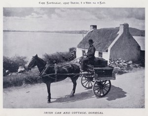 Voiture et cottage irlandais, Donegal (photo) - Karl Karlovich Piratsky