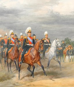 Officiers du régiment de cavalerie montée