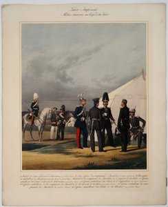 Pionniers, invalides et gendarmes du Corps des Gardes Impériaux, 1867 - Karl Karlovich Piratsky