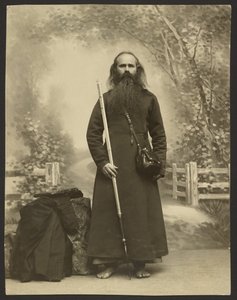 Un saint vagabond aux pieds nus, Vasilii (son nom) - Karl Karlovitz Bulla