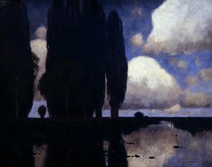 Scène du Rhin - Karl Kustner