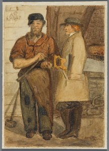 Deux tailleurs de pierre, 1864