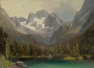 Lac Gosau avant avec Dachstein
