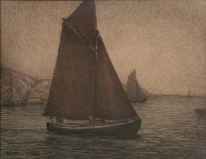 Bateaux de pêche au filet - Karl Nordström