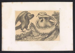 Cygne et aigle - Karl Palzow