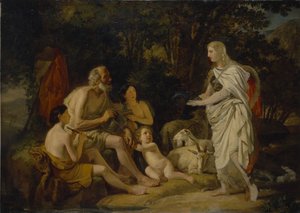 Erminia et les bergers, 1824