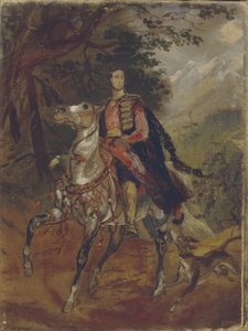 Portrait du comte Anatole Nikolaïevitch Demidov, 1er prince de San Donato 1812-1870, vers 1831