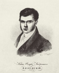 Portrait du poète Prince Pyotr A. Vyazemsky 1792-1878, années 1820