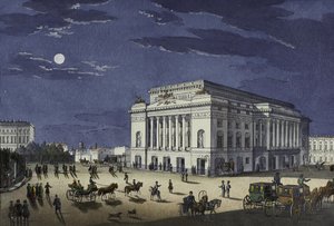 Le Théâtre Alexandrinsky à Saint-Pétersbourg, première moitié du 19ème siècle - Karl Petrovich Beggrov