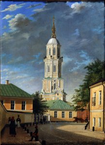 Krivokolenny pereulok à Moscou, 1843 - Karl Petrovich Bodri