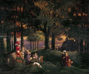 Allemand : Der verirrte Ritter Le chevalier perdu