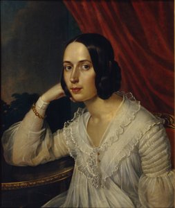 Portrait de Natalia Alekseevna Tuchkova-Ogareva 1829-1913, 1842