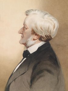 Portrait du compositeur allemand Richard Wagner