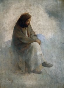 Autoportrait en Christ - Karl Wilhelm Diefenbach