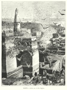 Village en Haute-Égypte - Karl Wilhelm Gentz