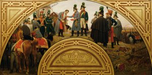 La bataille de Leipzig 1813 - Karl von Blaas