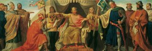 Frédéric Barberousse investit Henri Jasomirgott et Henri le Lion