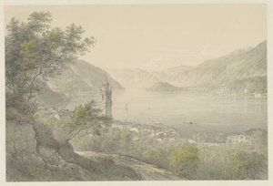 Bellagio, au lac de Côme - Karoly Lajos Libay