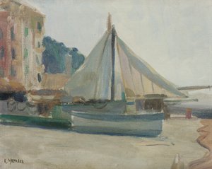 Bateau avec voile