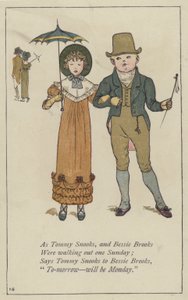Comme Tommy Snooks et Bessie Brooks - Kate (after) Greenaway