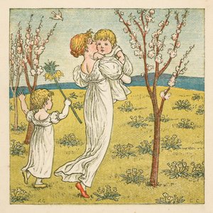 Marcher parmi les fleurs