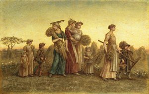 Glaneuses Rentrant à la Maison - Kate Greenaway