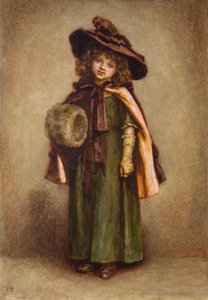 Petite fille avec manchon - Kate Greenaway