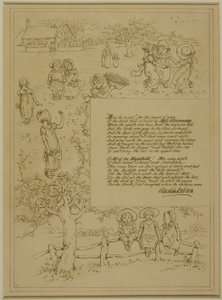 Étude pour Beauté à la maison - Kate Greenaway