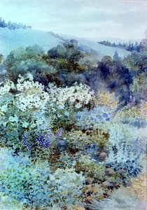 Dans un jardin sud-africain, c.1900-10