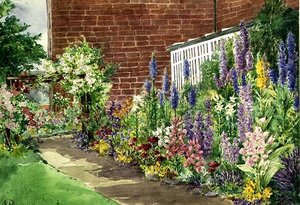 La bordure de fleurs