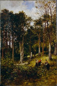 Paysage (Quatre figures dans un bois)