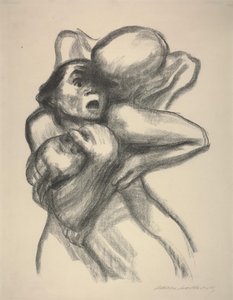 La Mort saisissant une mère