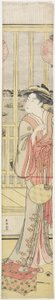 Courtisane Hanao_gi se rafraîchissant, vers 1788