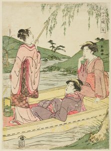 Le Huitième Mois (Hachigatsu), de la série "Coutumes populaires des douze mois (Fuzoku juni ko)" - Katsukawa Shuncho