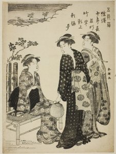 Le festival de Tanabata, de la série "Divertissements des cinq jours de fête (Gosetsu asobi)"