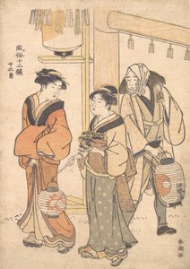 Le Douzième Mois : Décembre, 1780-1795 - Katsukawa Shuncho