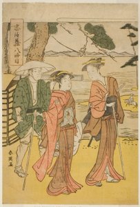 Acte huit : Le voyage nuptial (Michiyuki) de la pièce Chushingura (Trésor des quarante-sept fidèles)