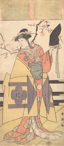 Le troisième Segawa Kikunojo en épouse de Kudo Suketsune dans une pièce de Soga, ca. 1792