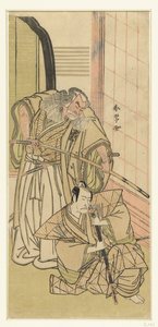 Acteurs Nakamura Nakazo I en Ichikawa Danjuro V comme nobles