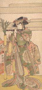 Le troisième Segawa Kikunojo en femme, vers 1780