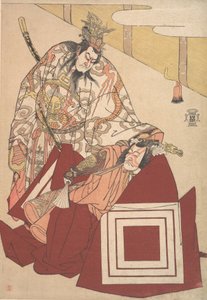Ichikawa Danjuro V dans une performance de Shibaraku