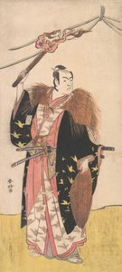 Ichikawa Monosuke II en tant que Soga no Juro Sukenari, vers 1785 - Katsukawa Shunko