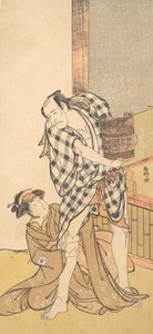 Scène de la pièce Yoshitsune et les mille cerisiers Yoshitsune