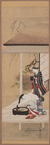 Femme se lavant les cheveux avec une servante, milieu du 18e siècle - Katsukawa Shunsui