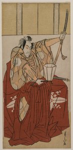 Ichikawa Monnosuke II comme Urabe no Suetake - Katsukawa Shunzan