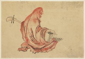 Daruma jouant du shamisen