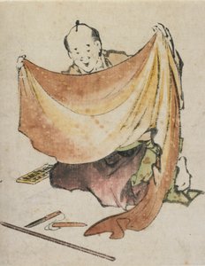 Un marchand de tissus - Katsushika Hokusai