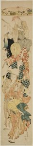 Danse du festival Bon - Katsushika Hokusai